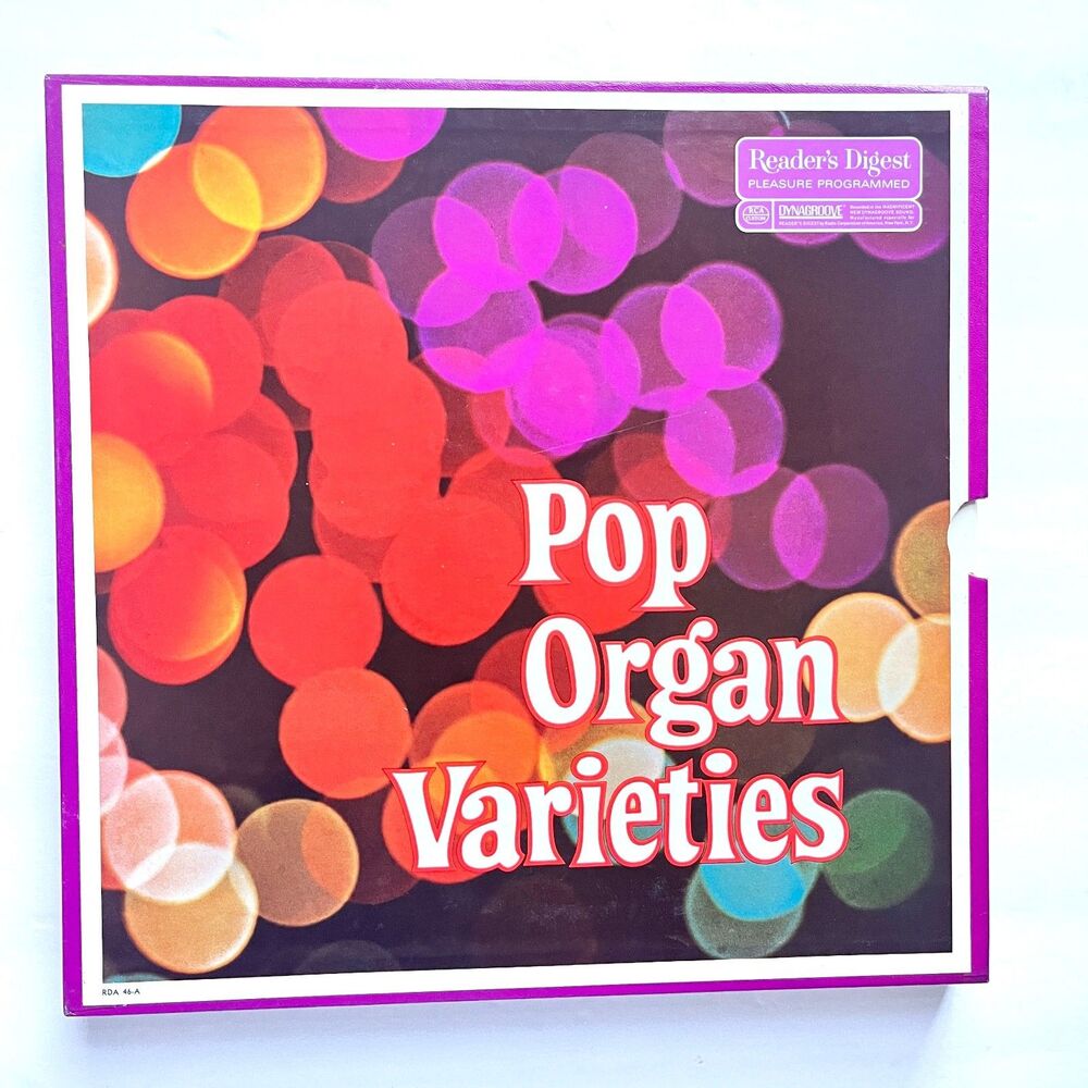 Pop Organ Varieties Readers Digest Vintage 1968 4LP Box Set